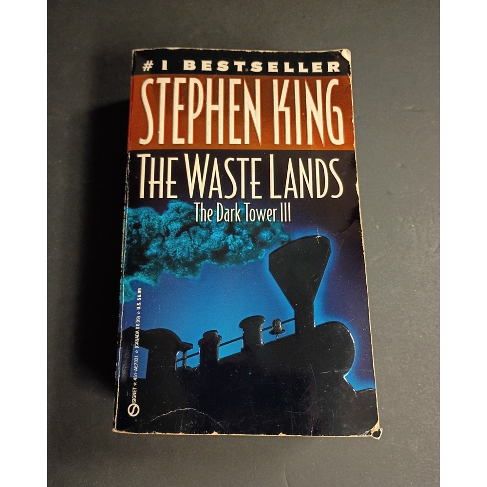 Stephen King The Waste Lands Dark Tower III PB 1993 Signet 1st Ed 1st Print